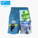 【公式】R×L(アールエル) 熊本 がまだせ!熊本パンツ(くまモン柄) ランニング 6ポケット ミドルパンツ(メンズ)【ご当地パンツ】 TRP21KMTM7【公式ストア限定】