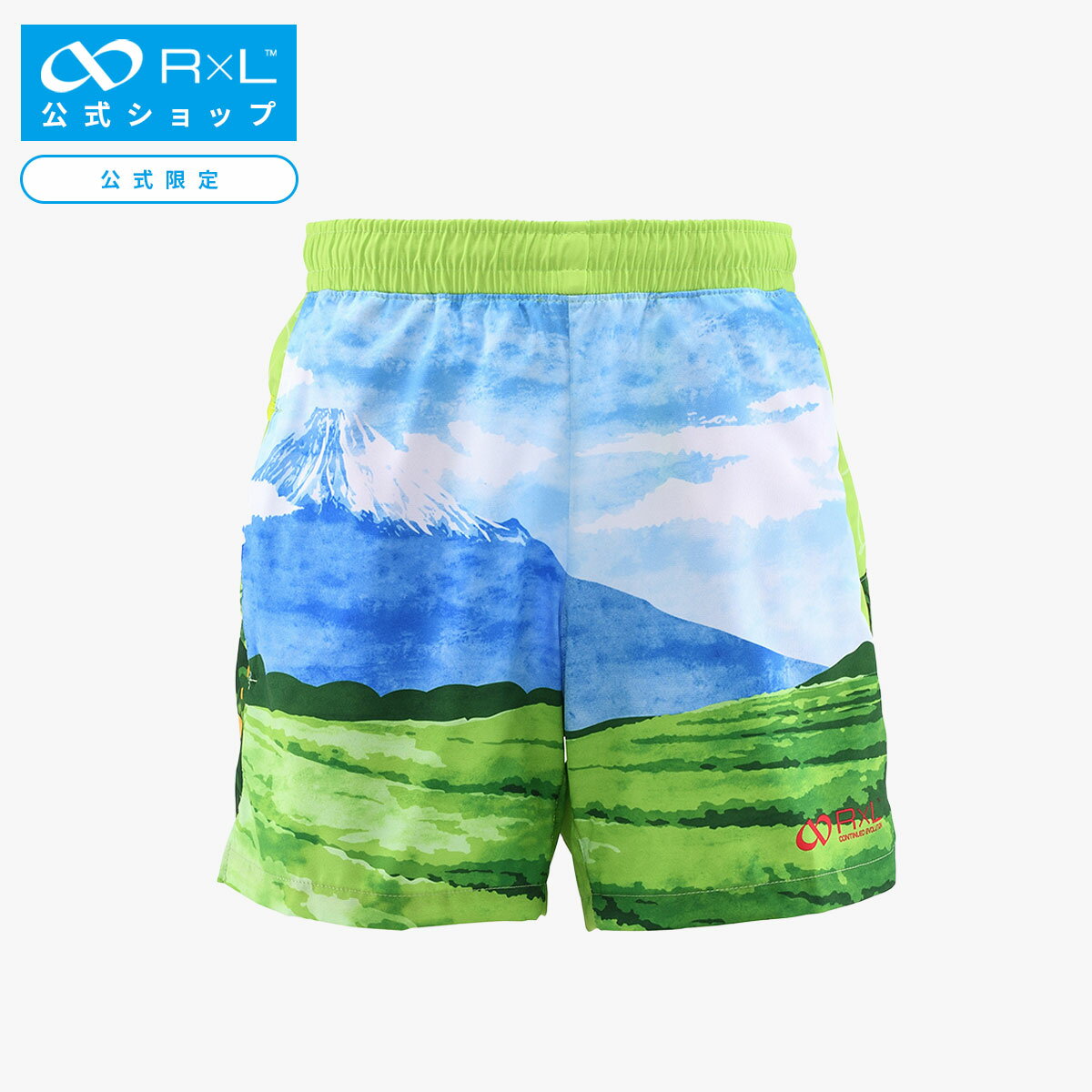 【公式】R×L(アールエル) 静岡 ふじ茶ん ランニング 6ポケット ショートパンツ(レディース)【ご当地パンツ】 TRP21SZOW5【公式ストア限定】