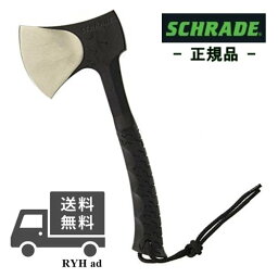 SCHRADE シュレード SCAXE10 手斧 31cm キャンプ アウトドア 焚火 薪割り 枝払い 斧 オノ キャンプ サバイバル コンパクト -正規品-