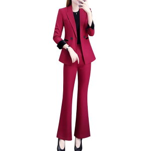 お呼ばれ 長袖ロング丈スーツ+パンツ フォーマルドレス 結婚式 パーティドレス 着痩せ エレガント/20代30代40代/秋春/OL通勤/キャバドレス/2次会/セクシー/2点セットロングスーツ成人式/ビジネス/セレモニースーツ S/M/L/XL/2XL/3XL/4XL/無地/カジュアル/ローズネット予約