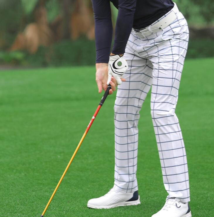 高品質 新発売 3色 golf ゴルフ ゴルフウェア チェック柄 薄手 清涼 細身 パンツ ズボン メンズ 美脚 長ズボン スラックス スリム ストレッチ ビジネス 大きいサイズ XXS~3XL おしゃれ 男性 通…