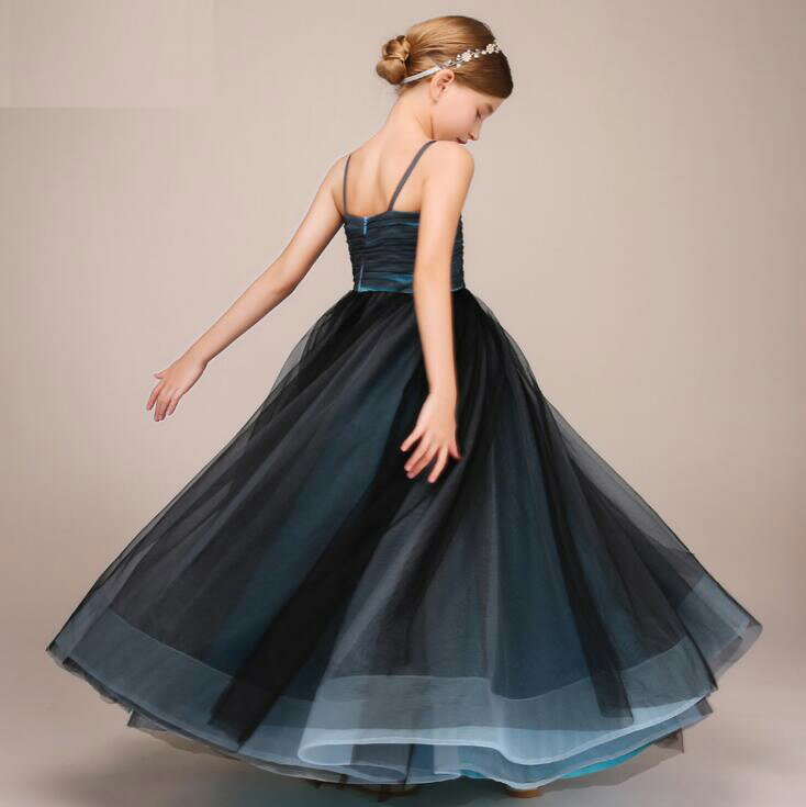 子供ドレス ロングドレス 発表会 女の子 ジュニア ピアノ発表会 ドレス ジュニアドレス ふんわりチュールドレス ワンピース 160 150 140 子どもドレス 演奏会 発表会 結婚式 キッズドレス こどもドレス コンクール フォーマル 2