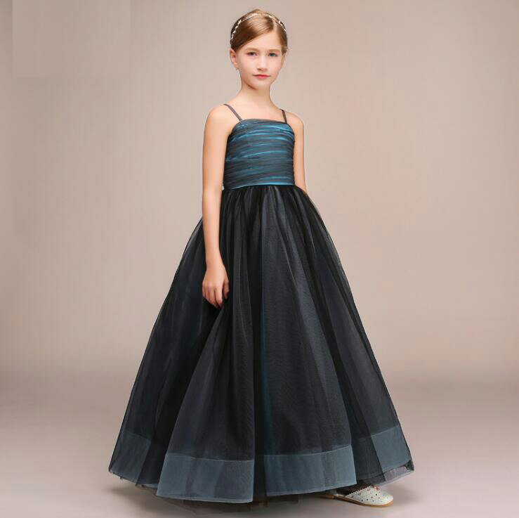 子供ドレス ロングドレス 発表会 女の子 ジュニア ピアノ発表会 ドレス ジュニアドレス ふんわりチュールドレス ワンピース 160 150 140 子どもドレス 演奏会 発表会 結婚式 キッズドレス こどもドレス コンクール フォーマル 3