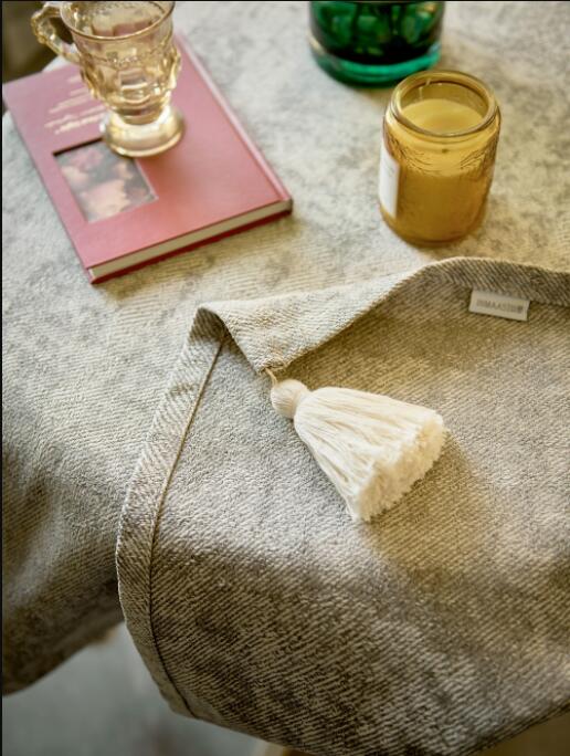 高品質 4色 丸テーブル フリンジ付き テーブルクロス 食卓 長方形モダン 円形 シンプル 茶卓 無地 カバー 耐久性 両面使える キッチン ダイニング 高級感 おしゃれ 北欧風 直径：80cm*2個 90*130cm 110*110cm 130*130cm 100*160cm 160*160cm 130*180cm 130*200cm 130*220cm