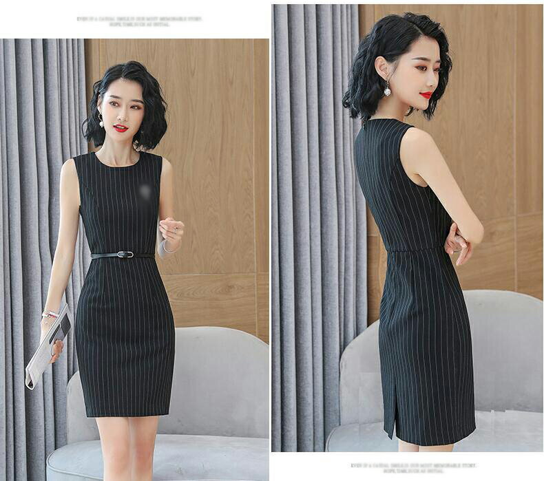 高品質 大人気 オシャレ 2色 無地/ストライプ ワンピース エレガント 着痩せ OL 通勤★フォーマル 結婚式 普段着 S〜4XL 20代30代40代50代 ...