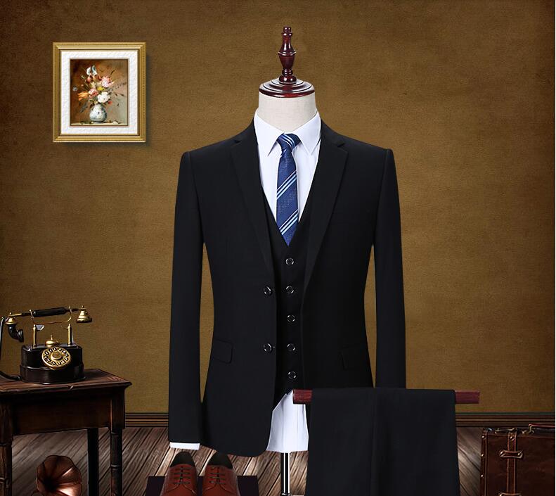 スーツ/8色選択可！高品質 S～5XL/カジュアル 6点セット 無地柄 秋春冬 ジャケット+ベスト＋シャツ+パンツ+ネクタイ+蝶ネクタイ フォーマルスーツ 紳士用ビジネス スリム メンズ 結婚式 OL 通勤 1つボタン/2つボタンスーツ 入学式 成人式 披露宴 花婿の介添え