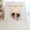 上品2点セット テント+厚手フロアマット 落書き可 キッズテント 子供テント 高品質カンバス 120x120x104 知育玩具 ゲームハウス 秘密基地 ままごと...