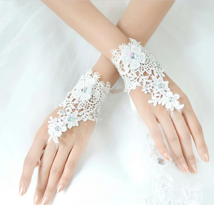 【送料無料】指なしグローブ・ショートグローブ ブライダル小物 ウエディンググローブ フィンガーレス ..