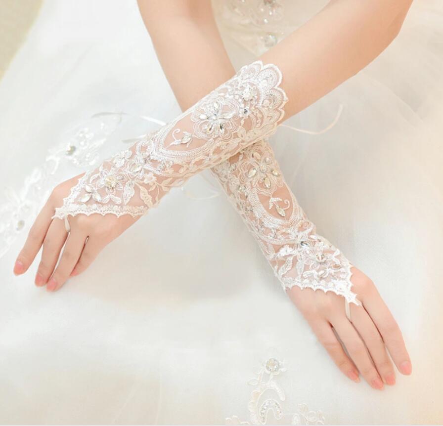 【送料無料】指なしタイプ ロンググローブ フィンガーレス ウェディンググローブ プロポーズパーティー..