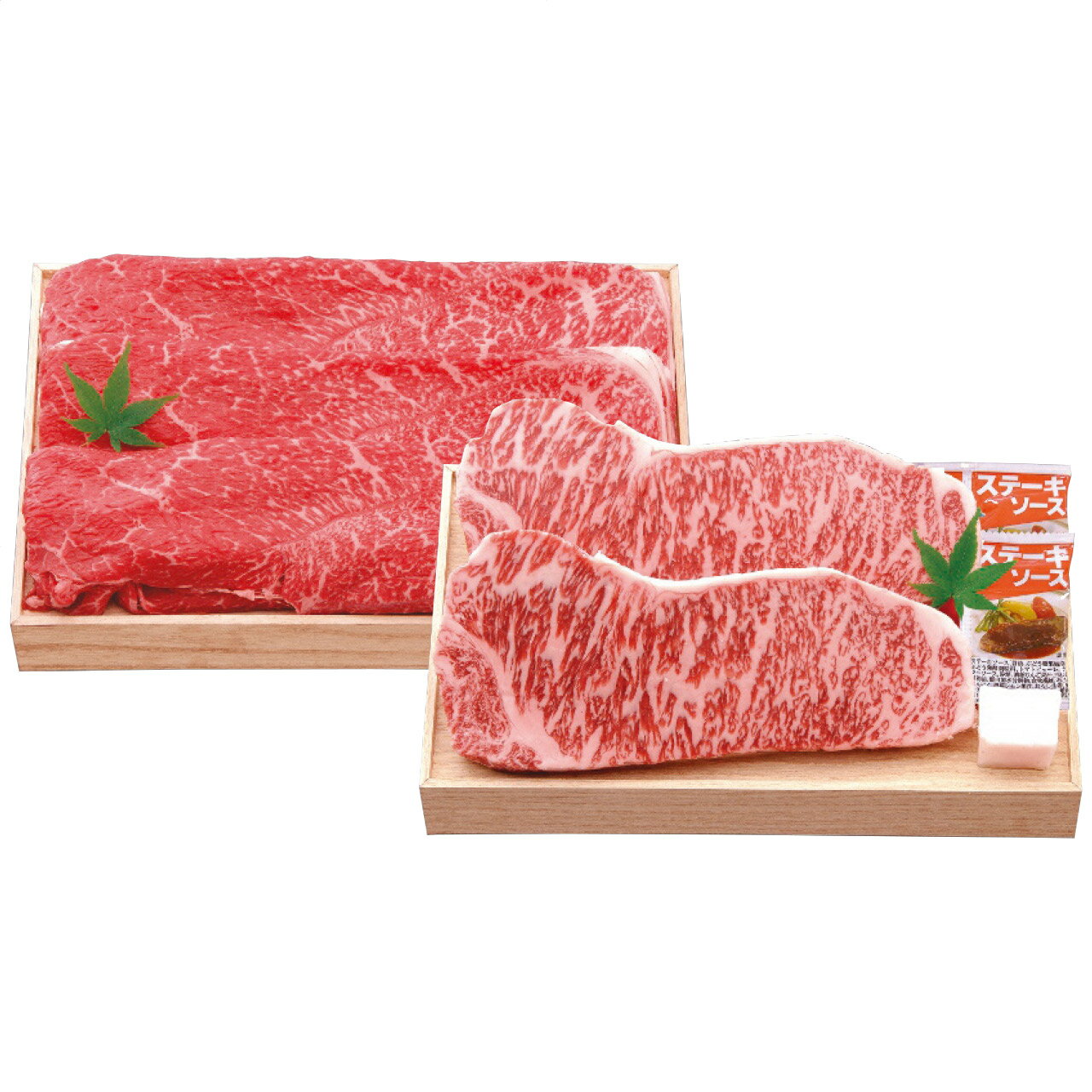 近江牛 ステーキ＆すき焼き 千成亭 日本製 [APD2269-024 産直]| 肉食品 精肉・肉加工品 肉類