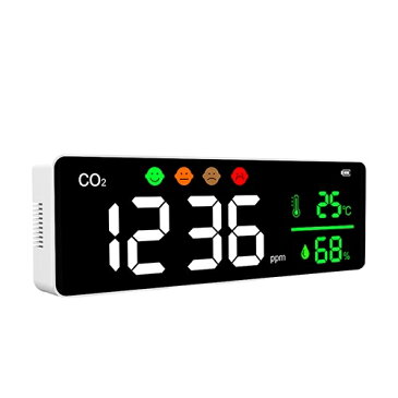 MEDIK 壁掛けco2メーター ASNMCH-A070-WH|家電 生活家電 その他家電用品【代引き決済不可】【日時指定不可】