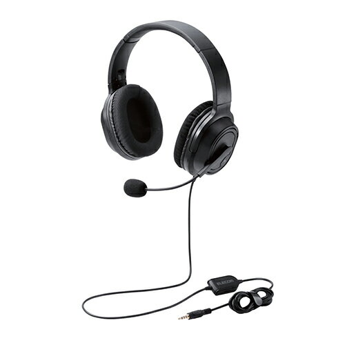 エレコム オーバーヘッドタイプヘッドセット/両耳/4極/変換ケーブル付/40mmドライバ/ブラック ASNHS-HP30TBK|家電 オーディオ関連 ヘッドホン・イヤホン【代引き決済不可】【日時指定不可】 エレコム オーバーヘッドタイプヘッドセット/両耳/4極/変換ケーブル付/40mmドライバ/ブラック ASNHS-HP30TBK|家電 オーディオ関連 ヘッドホン・イヤホン【代引き決済不可】【日時指定不可】