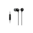 ソニー 密閉型インナーイヤーレシーバー MDR-EX15AP(B)|家電 オーディオ関連 ヘッドホン・イヤホン【代引き決済不可】【日時指定不可】
