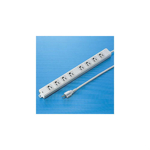 サンワサプライ 工事物件タップ(8個口・1m) ASNTAP-KE8-1|家電 生活家電 OAタップ【代引き決済不可】【日時指定不可】