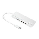 サンワサプライ USB Type Cコンボハブ カードリーダー付き ASNUSB-3TCHC16W|パソコン パソコン周辺機器 USBハブ【代引き決済不可】【日時指定不可】(2)