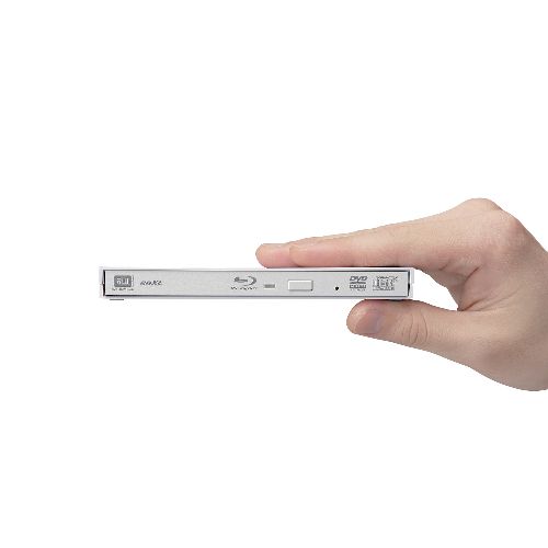 エレコムBlu-rayディスクドライブ/USB3.0/スリム/再生amp;編集ソフト付/UHDBD対応/Type-Cケーブル付属/ホワイトASNLBD-PVA6U3CVWH|パソコンドライブブルーレイドライブ