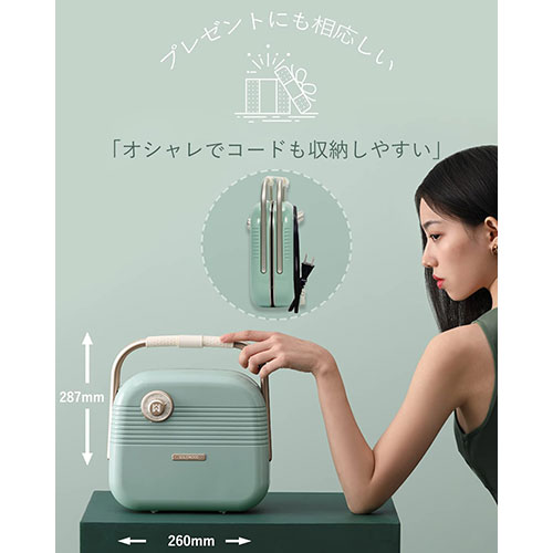 シン三海 ホットサンドメーカー 2枚 エメラルド ASNsolemood-hy-6602-gr|家電 キッ...