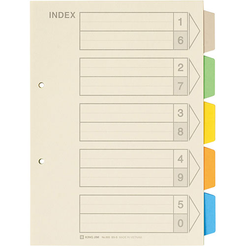 KING JIM キングジム カラーインデックス ASNKJ-905|雑貨・ホビー・インテリア 雑貨 雑貨品
