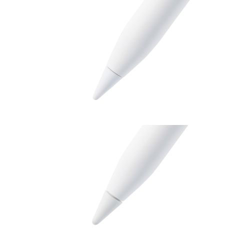 緑花堂ストアのエレコム Apple Pencil 交換ペン先/3 個入り ASNP-TIPAPS01WH|スマートフォン・タブレット・携帯電話 iPad タッチペン｜アングル3