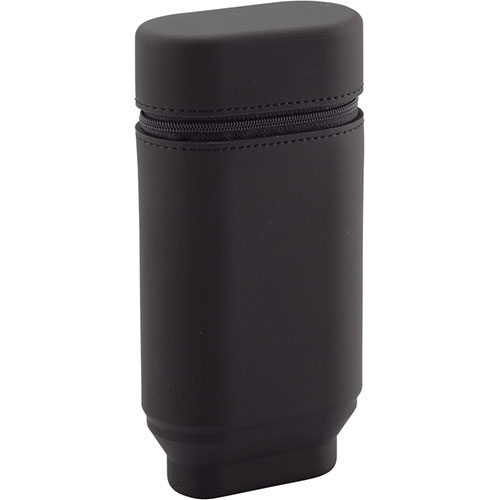 LIHIT LAB. スタンドペンケース オーバルタイプ L ブラック ASNA-7695-24-BK|雑貨・ホビー・インテリア 雑貨 雑貨品