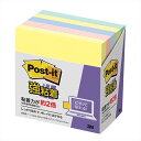3M Post-it ポストイット 強粘着ノート パステルカラー 4色混色 ASN3M-654-5SSAP|文房具 オフィス用品 消耗品