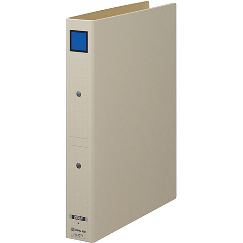 KING JIM キングジム A4S保存ファイル ドッチ式 青 背幅47mm ASNKJ-4073-BL|雑貨・ホビー・インテリア 雑貨 雑貨品