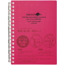 【10個セット】 LIHIT LAB. AQUA DROPs ツイストリング ノート A6 赤 ASNN-1664-3-RDX10|雑貨・ホビー・インテリア 雑貨 雑貨品