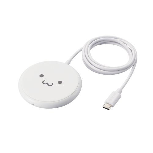 エレコム ケーブル一体型 Qi規格対応ワイヤレス充電器 5W・卓上・1m ASNW-QA25WF|スマートフォン・タブレット・携帯電話 スマートフォン 充電器 エレコム ケーブル一体型 Qi規格対応ワイヤレス充電器 5W・卓上・1m ASNW-QA25WF|スマートフォン・タブレット・携帯電話 スマートフォン 充電器