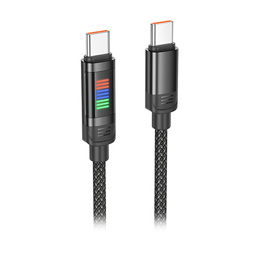 日本トラストテクノロジー JTT hoco U126 ダイナミックRGBケーブル PD100W ブラック ASNU126-CC-BK|スマートフォン・タブレット・携帯電話 スマートフォン ケーブル