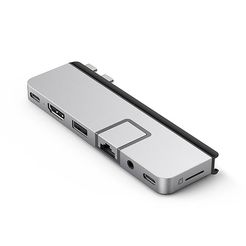 HYPER HyperDrive 7in2 USB-Cハブ DUO PRO Silver ASNHP-HD575-S|パソコン パソコン周辺機器 USBハブ