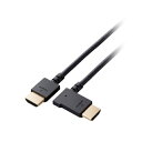【3個セット】 エレコム HIGH SPEED HDMIケーブル(L字コネクター/左向き) ASNCAC-HD14EYL20BKX3|家電 オーディオ関連 AVケーブル(2)