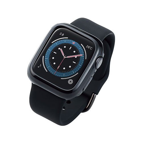 エレコム Apple Watch40mm用ソフトバンパー ASNAW-20SBPUBK|スマートフォン・タブレット・携帯電話 iPh..