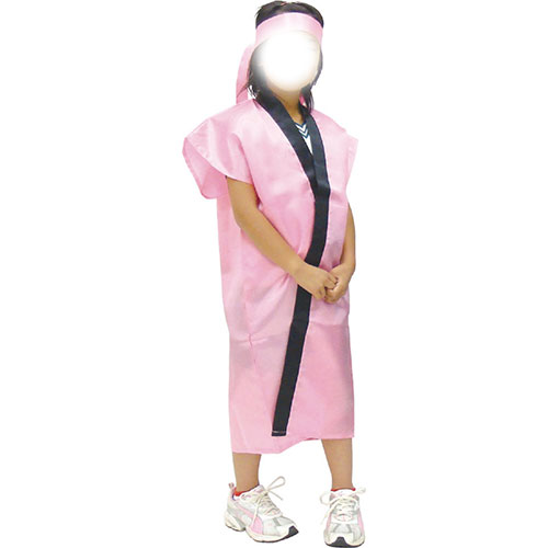 ARTEC サテンロングハッピ 桃 L(ハチマキ付) ASNATC1151|雑貨・ホビー・インテリア 雑貨 雑貨品