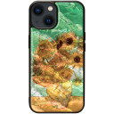 ikins アイキンス 天然貝ケース for iPhone 15 Plus ひまわり ASNI25491i15PL|スマートフォン・タブレット・携帯電話 iPhone iPhone15シリーズ ケース