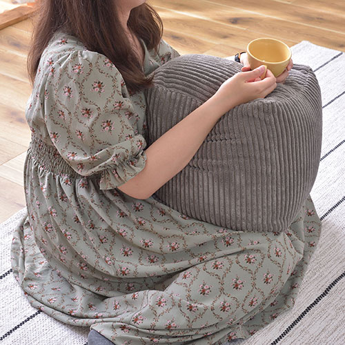 東谷 ミニビーズクッション グレー ASNLSS-804GY|雑貨・ホビー・インテリア 雑貨 クッション・ケース [3]