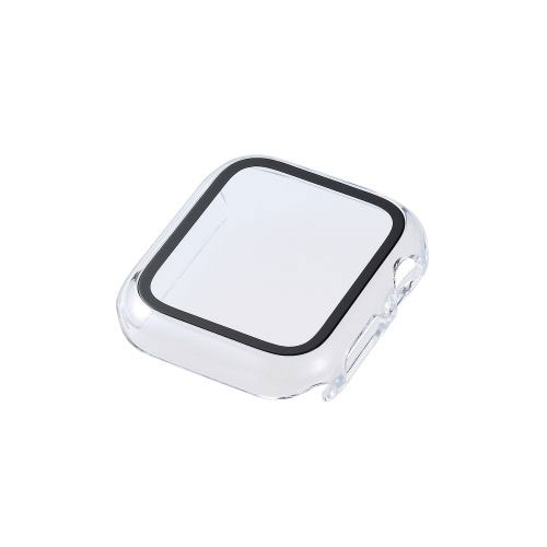 エレコム Apple Watch 40mm用フルカバーケース プレミアムゴリラガラス 高透明 ASNAW-20SFCGOCR|スマートフォン・タブレット・携帯電話 iPhone Apple Watch用アクセサリ