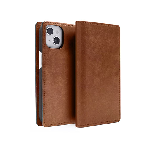 abbi SIGNATURE MARGOTイタリアンレザーダイアリーケース for iPhone 14 ブラウン 手帳型 ASNABS24042i14BR|スマートフォン・タブレット・携帯電話 iPhone iPhone14 ケース