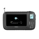 WINTECH AM/FM搭載(手回し充電対応)ポータブルワンセグテレビ ASNTVR-L38RC|家電 映像関連 携帯テレビ