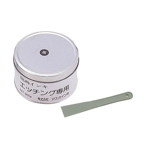 【5個セット】 ARTEC エッチング専用インキ 缶入 500g 黒 ASNATC20951X5|雑貨・ホビー・インテリア 雑..