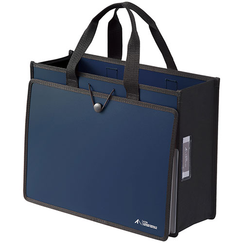 【5個セット】 LIHIT LAB. ツールバッグ P.P. A4 ネイビー ASNA-7773-11-NVX5|雑貨・ホビー・インテリ..