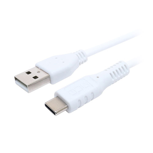 MCO シリコンUSB2.0ケーブル AtoC 2m ホワイト ASNUSB-YCA20/WH|パソコン パソコン周辺機器 ケーブル(PC99以外)