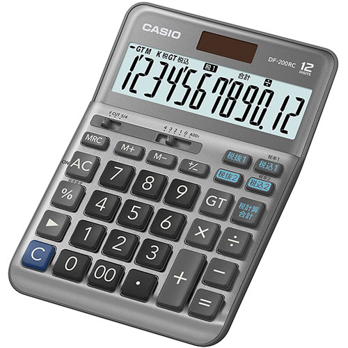 カシオ計算機 CASIO 軽減税率電卓 デスクタイプ12桁 ASNDF-200RC-N|パソコン オフィス用品 電卓 カシオ計算機 CASIO 軽減税率電卓 デスクタイプ12桁 ASNDF-200RC-N|パソコン オフィス用品 電卓