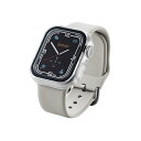 エレコム Apple Watch41mm用フルカバーケース プレミアムガラス セラミックコート ASNAW-21BFCGCCR|スマートフォン・タブレット・携帯...