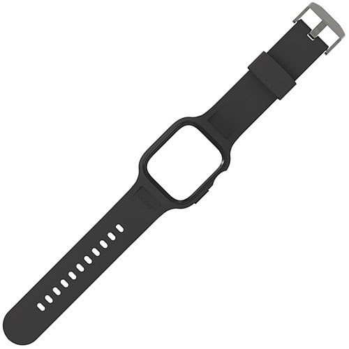 araree アラリー Duple Pro ケース一体型バンド for Apple Watch 45/44mm ブラック ASNAR26473AW|スマートフォン・タブレット・携帯電話 iPhone Apple Watch用アクセサリ