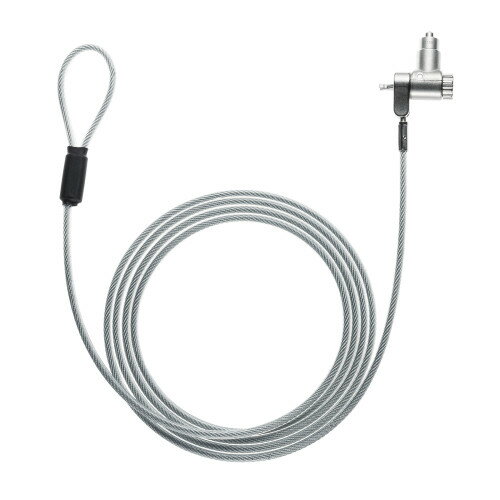 サンワサプライ スロットマルチ対応セキュリティワイヤー(シリンダ錠) ASNSL-89|雑貨・ホビー・インテ..