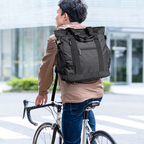 サンワサプライ 3WAYビジネストートバッグ ASNBAG-BT3BK|雑貨・ホビー・インテリア 雑貨 キャリングバック