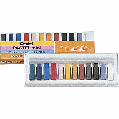 ARTEC ぺんてるパステル(ミニ)12色 ASNATC3363|雑貨・ホビー・インテリア 雑貨 雑貨品