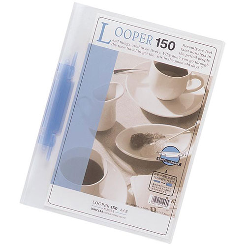 LIHIT LAB. ルーパー150 A4S 2穴 8青 ASNF-3016-8-BL|雑貨・ホビー・インテリア 雑貨 雑貨品