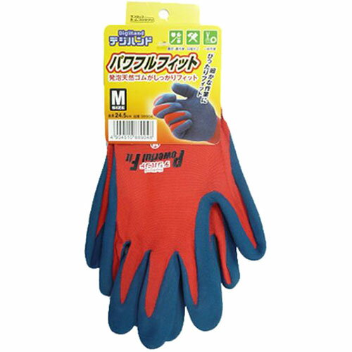 ダンロップホームプロダクツ デジハンド パワフルフィットM レッド ASNMMT89048|雑貨・ホビー・インテ..