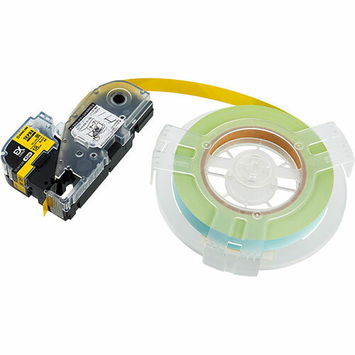 キングジム テプラPROテープ 詰換用EXロングテープ 18mm 黄 SC18Y-EXR|パソコン オフィス用品 文具